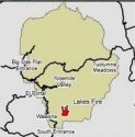 Lakes Fire Updated Map