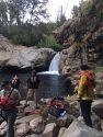 Emergency crews at Rainbow Pools