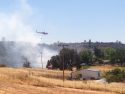 Fire on Highway 49 near Rawhide Road