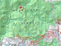Fire Burning In Mokelumne River Canyon