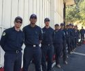 Firefighters from the Marshes Fire