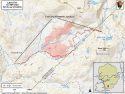 Lakes Fire Map