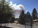 Marshes Flat Fire visible from Groveland