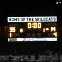 Sonora High School footbal scoreboard final on Homecoming night
