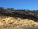 Fire on Highway 108 on ramp and Mono Way intersection