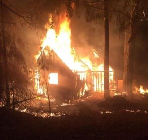 Fire Destroys Twain Harte Home