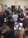 Emergency Medical Responder students being moulaged by Sonora High CTE Cosmetology.