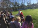 Santa-Fly-in and coat drive For Interfaith at Standard Park