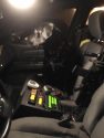 Ruger in the patrol car