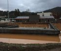 Sonora High School Pool Under construction with flood water