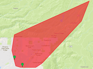 Twain Harte area Power Outage