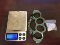 Items confiscated during Jamestown traffic stop