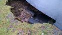 Sinkhole at Meadowmont Shopping Center in Arnold