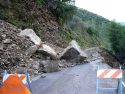 Archive Photo - 2017 Rockslide On Marshes Flat Road