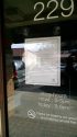 Umpqua Bank posted closed sign