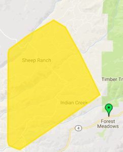 Sheep Ranch area outage