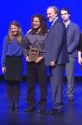 Levi Lowe receives National Poetry Out Loud participation-plaque in D.C