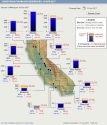 Major California Reservoir Levels, April 17 2017.