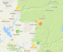 PG&E Power Outage Map