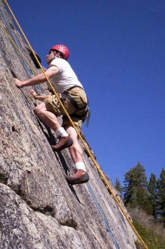 Rock climbing