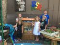 Group of five children have built and stocked a registered Free Little Library in 2020 at the Joyful Garden Center on Main Street in Jamestown.