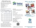 2017 Habitat For Humanity of Tuolumne County Brochure, Page 1