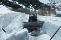 Caltrans crews still working on HIghway 108 Sonora Pass, May 25, 2017