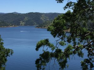Watercraft on New-Melones at 83-percent capacity, April 30, 2017