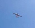 Columbia aircraft fighting vegetation fire at Blue Bell Road West in Sonora