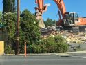Chevron Station demolished on Mono Way