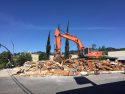 Chevron Station demolished on Mono Way
