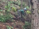 California Conservation Corps official works on Tuolumne Main Canal resiliency project