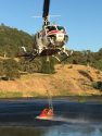 Columbia helicopter 404 assist in Mariposa County Fire