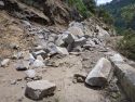Yosemite rockslide El Portal Road