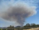 Detwiler Fire Flare-up from Zarzamora Street, July 27 2017