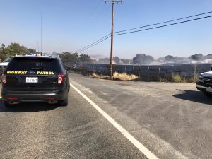 Highway 120 and Sims Road vegetation Fire