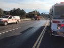 Fuel spill on Highway 108 at the South Washington Street and Lime Kiln Road intersection
