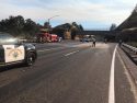 Cleanup of fuel spill on Highway 108 at the South Washington Street and Lime Kiln Road intersection
