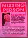 Carol Morgan Missing Person Poster, July 6, 2017