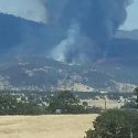 Detwiler Fire Flare-up from Banderilla July 27 2017