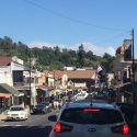 Detwiler Fire smoke seen from downtown Sonora