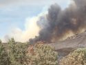 Detwiler Fire lake McClure flare-up