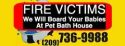 Pet Bath House, Main St., Angels Camp Butte Fire Promo Sign
