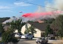 San Andreas vegetation fire