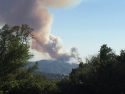 Fire burning in Jamestown