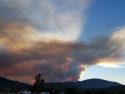 Detwiler Fire from First Baptist Church In Mariposa