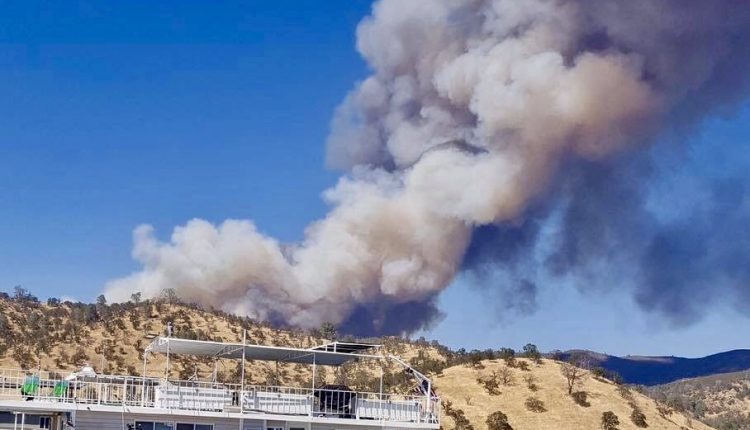 Detwiler Fire Near Lake McClure