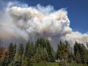 Empire Fire burning in Yosemite
