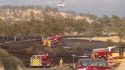 Vegetation fire at Merced Falls Road
