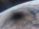 Shadow of a Solar Eclipse on the Earth NASA Image